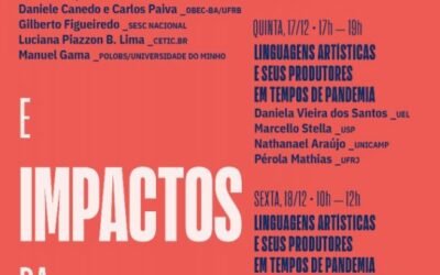 Seminário “Cultura e impactos da COVID-19 – 16/12 – 18/12