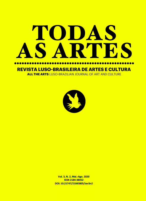 Nova edição da revista Todas As Artes  – v. 3, n. 2 (2020)