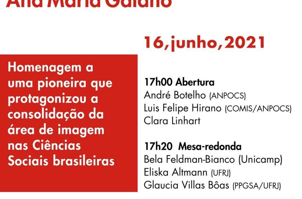 PRÊMIO ANA MARIA GALANO – COMIS/ANPOCS – 16/06 – 17H