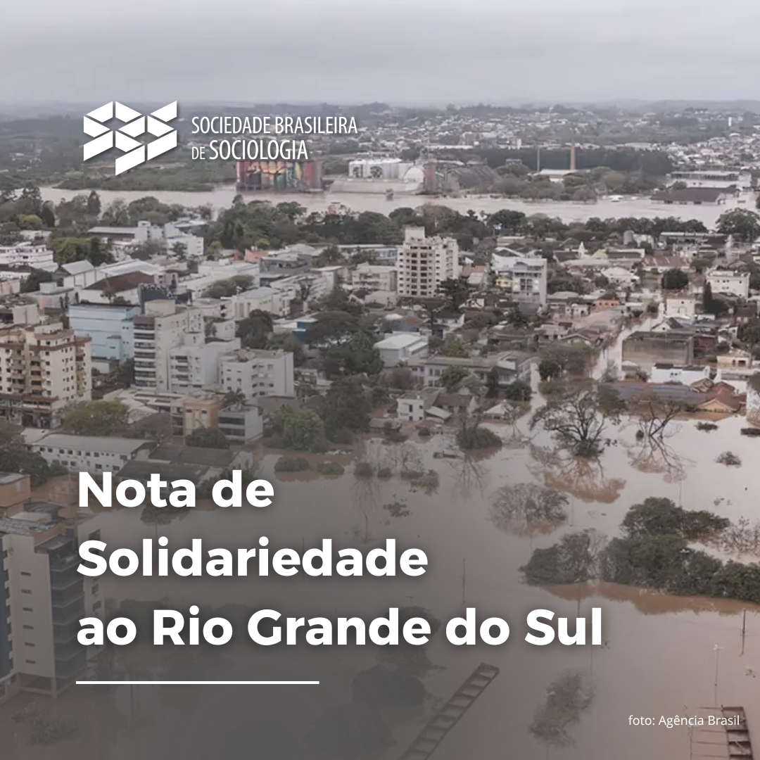 Nota de solidariedade ao Rio Grande do Sul