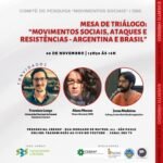 MESA DE TRIÁLOGO: “Movimentos Sociais, Ataques e Resistências – Argentina e Brasil”