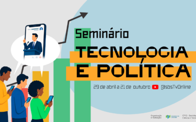 CP 12 da SBS promove seminário “Tecnologia e Política” com debates sobre IA, plataformas digitais e geopolítica