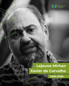 Nota de pesar: Lejeune Mirhan Xavier de Carvalho
